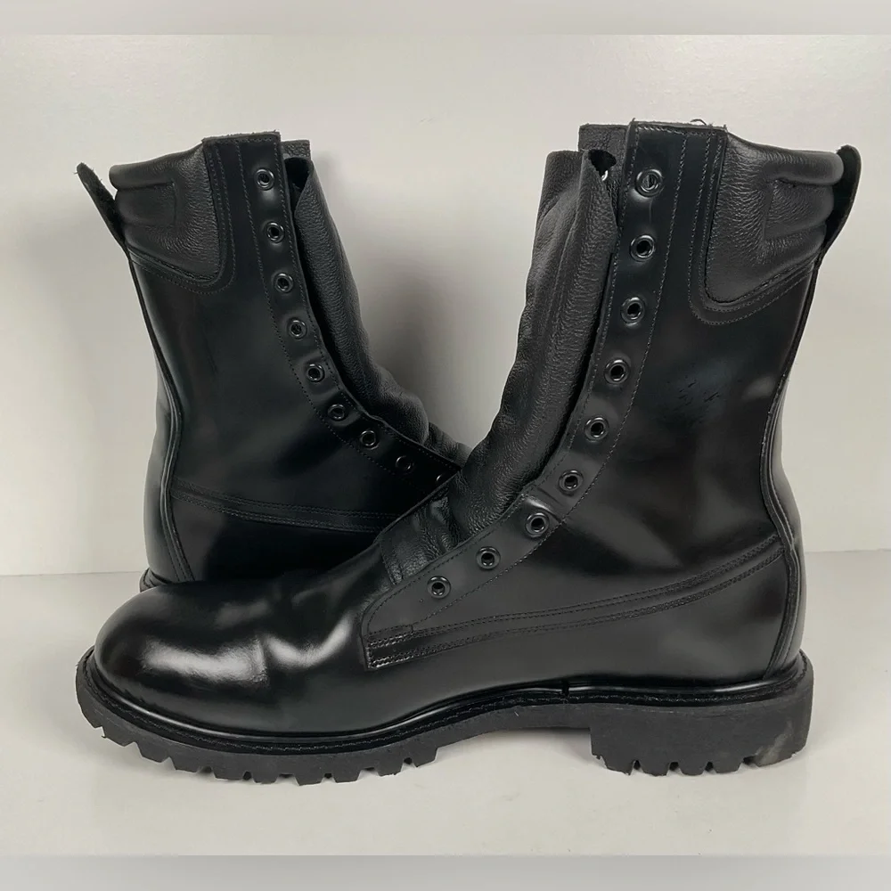 Southwest Boot Company | Glossy Patrol Boots | Soft Toe | USA Made | Men’s 13 D